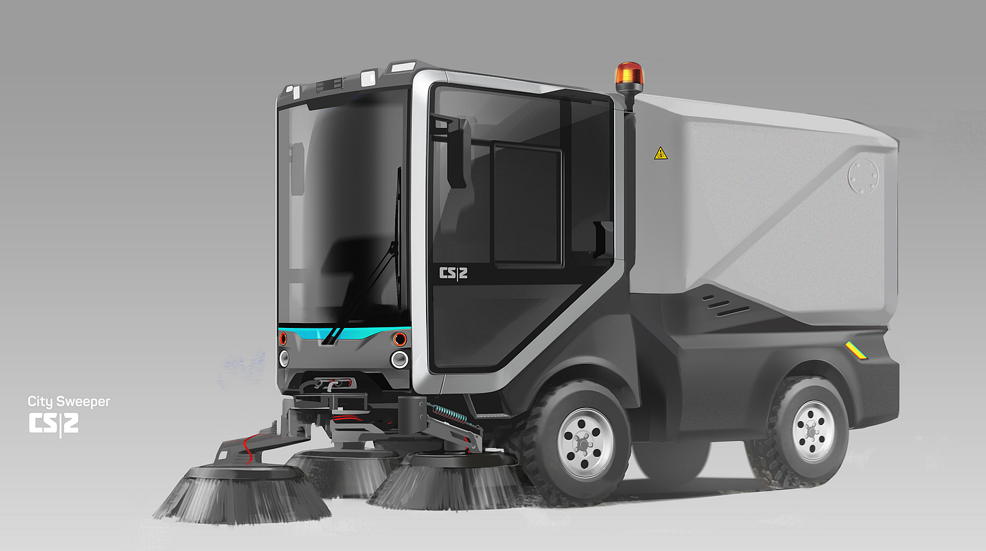 CS2，扫地车，自动化设计，city sweeper 2，