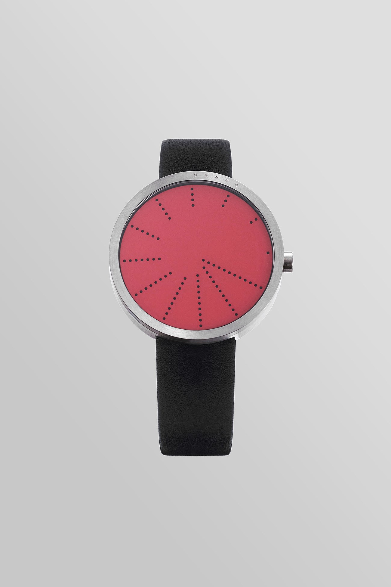 product design，industrial design，Leatherwear，gules，white，black，Wristwatch，Wrist watch，surface，