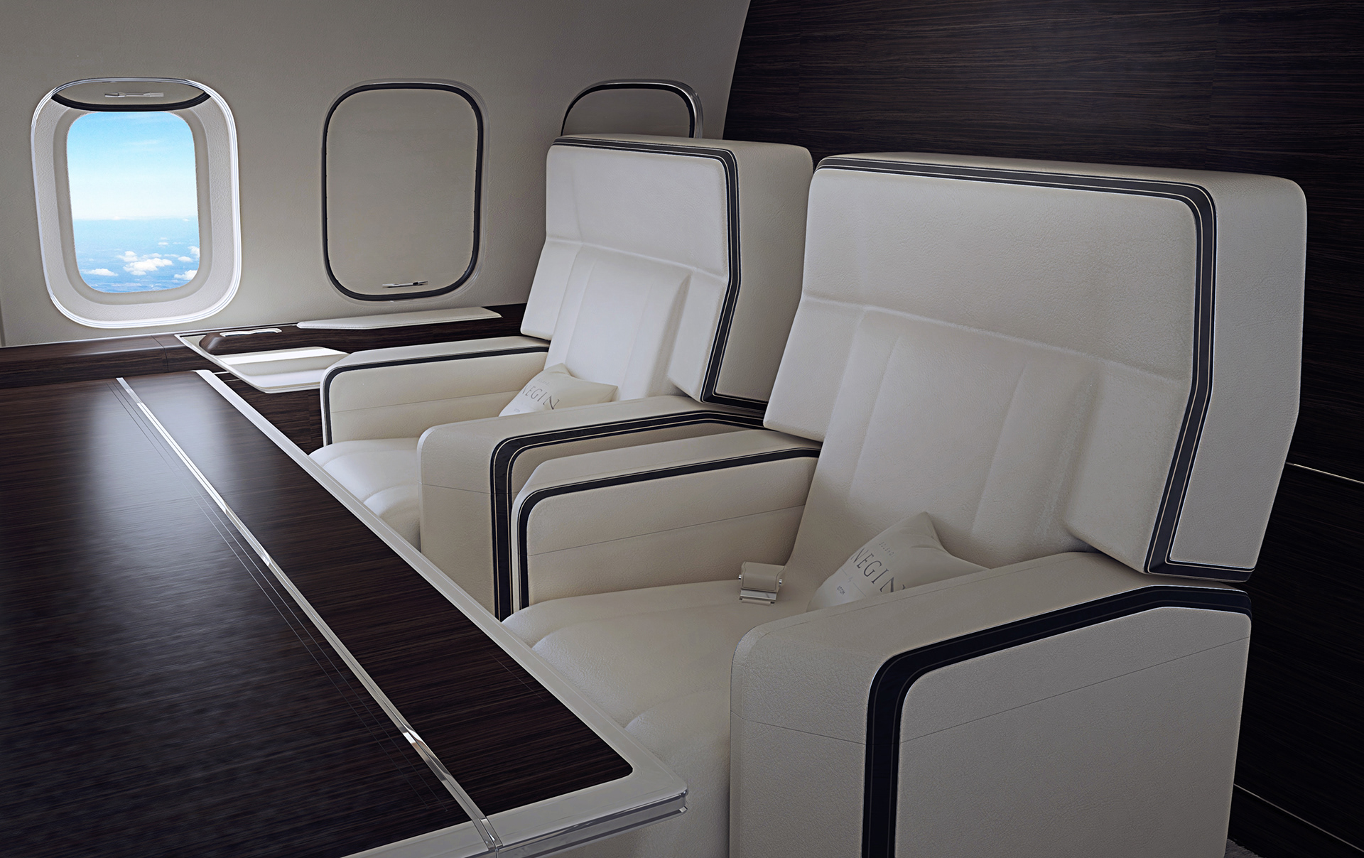 Aircraft interior design，business class，product design，