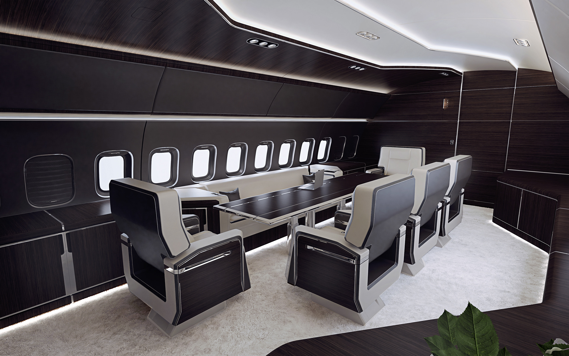Aircraft interior design，business class，product design，