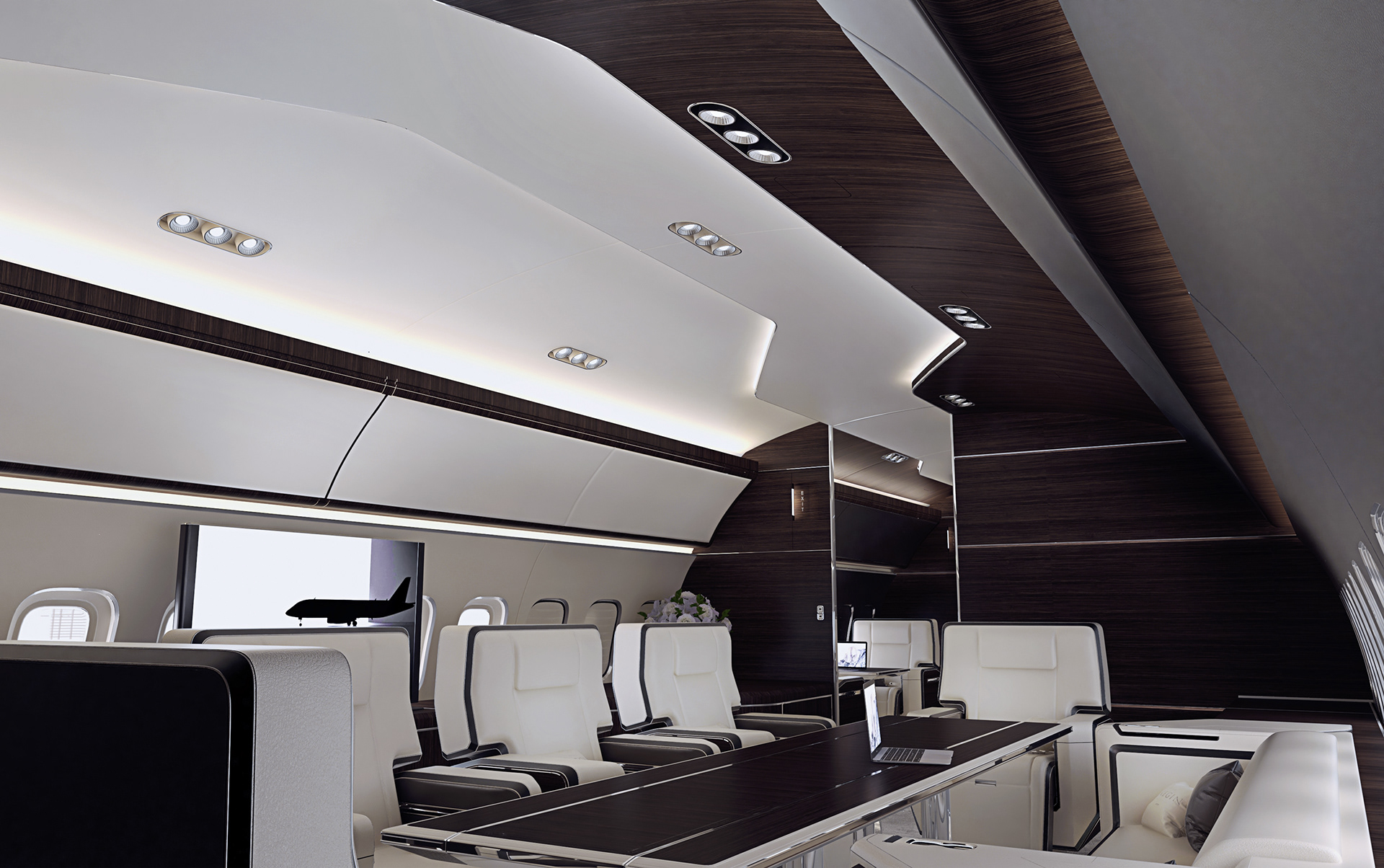 Aircraft interior design，business class，product design，