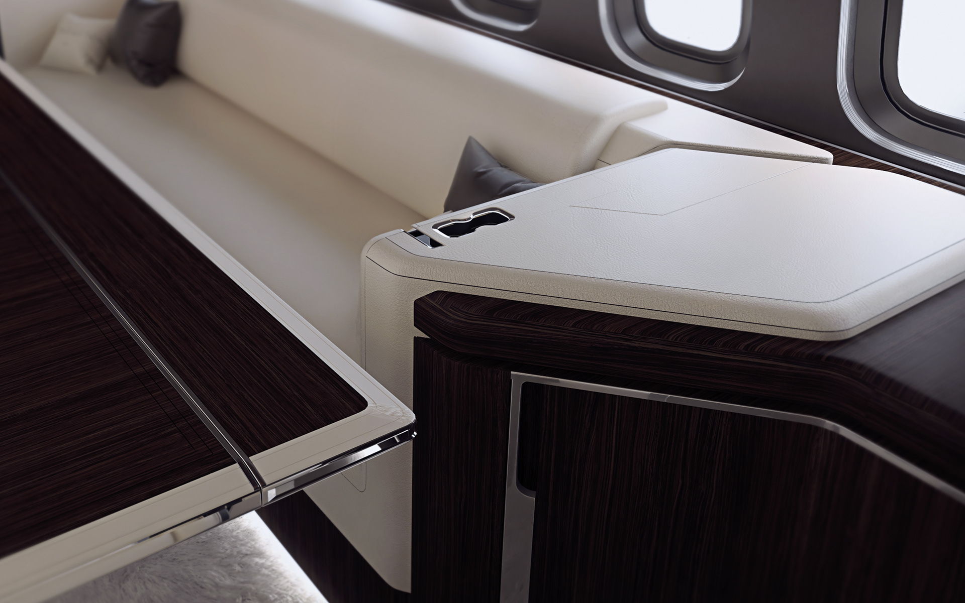 Aircraft interior design，business class，product design，