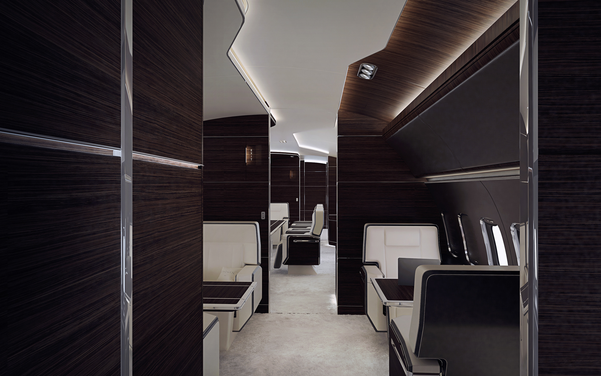 Aircraft interior design，business class，product design，