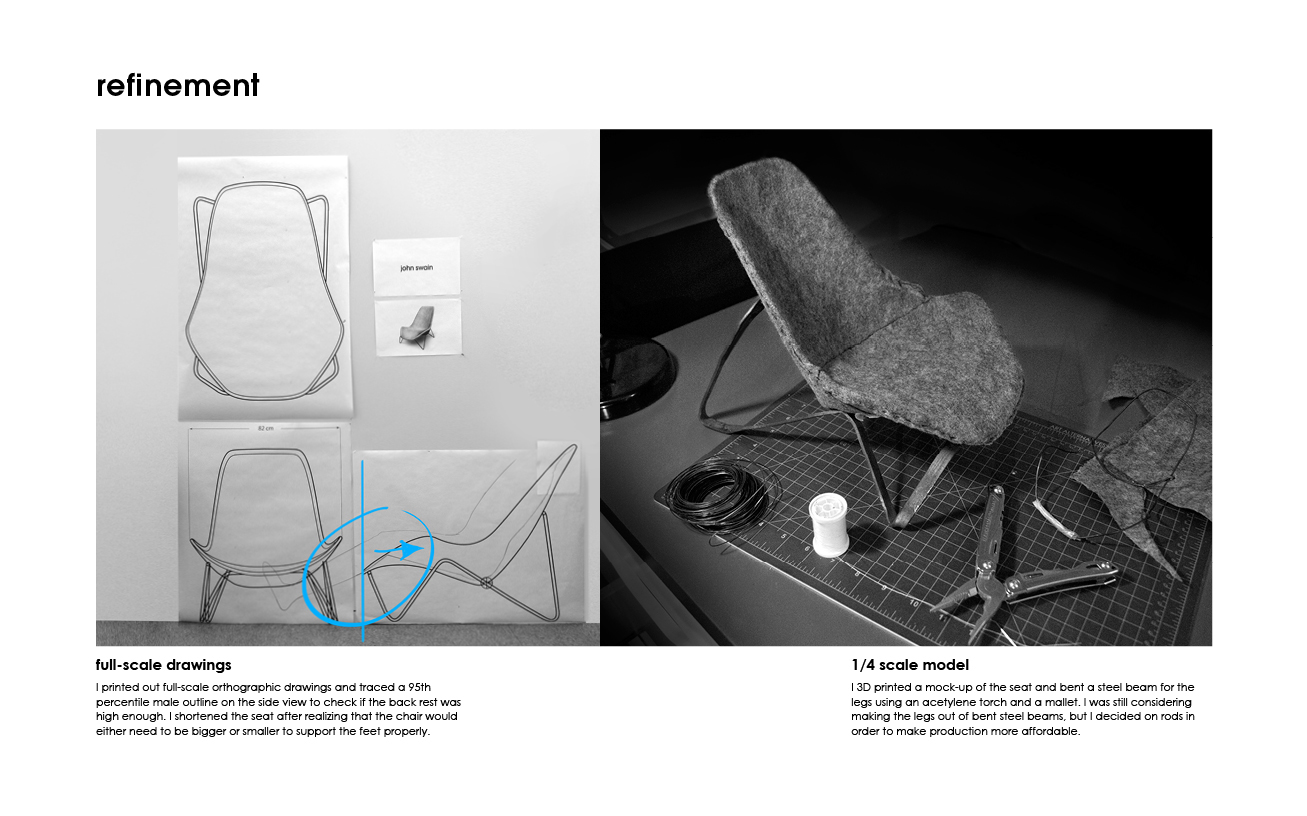 product design，Chair design，Aster Lounge，