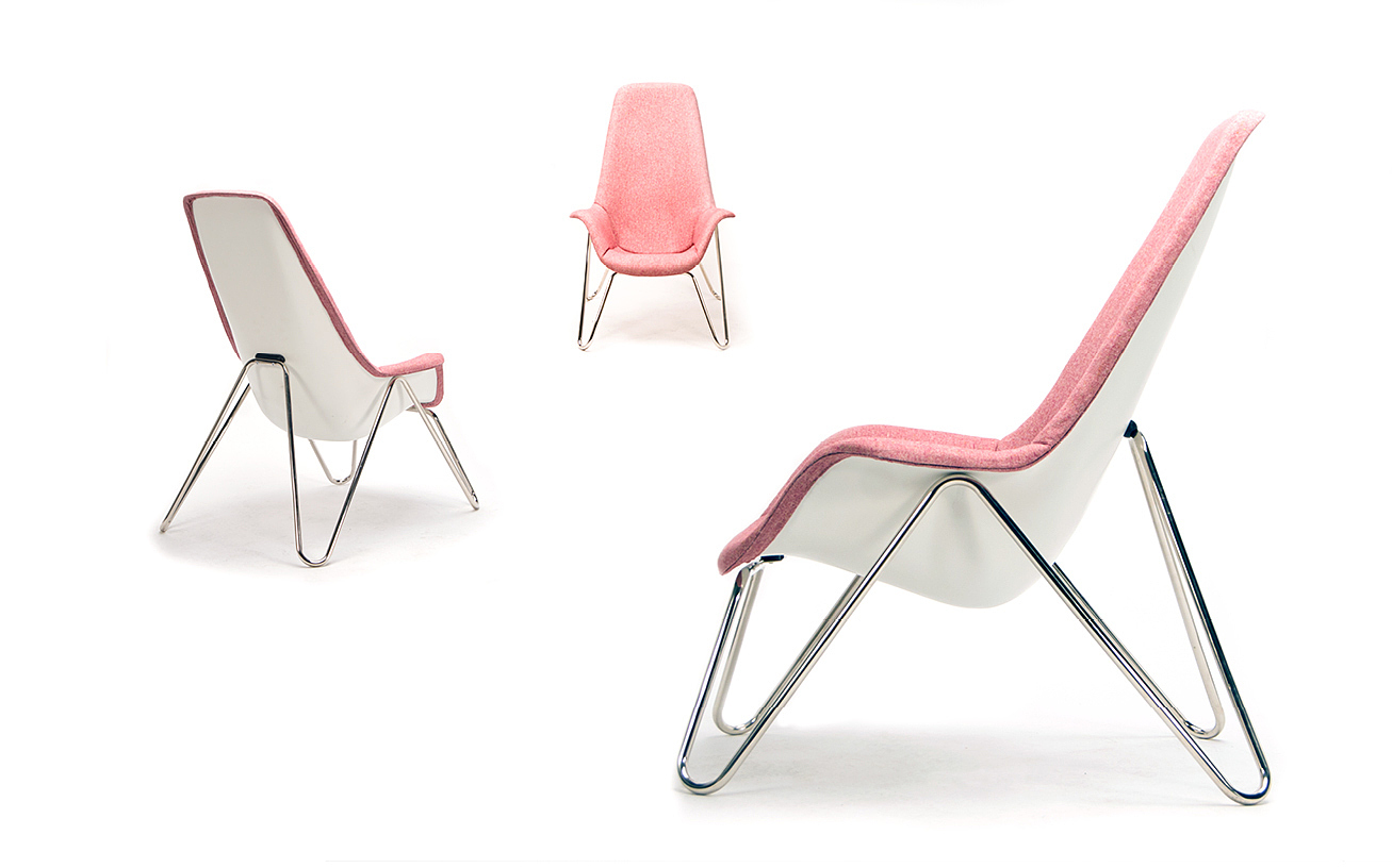 product design，Chair design，Aster Lounge，