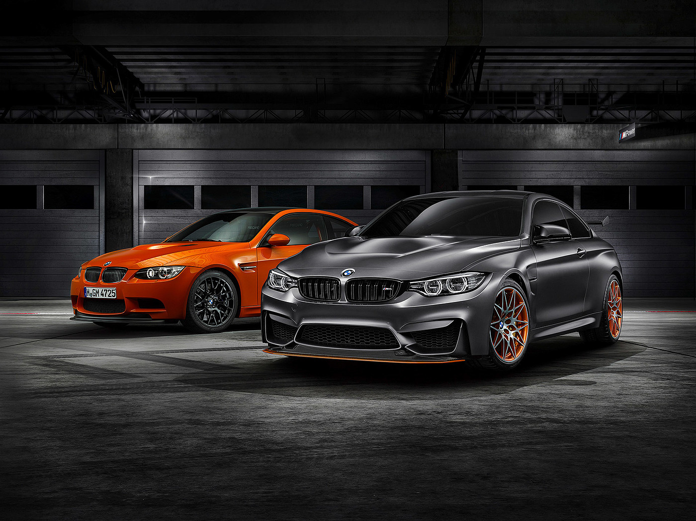 yellow，grey，Automobile design，BMW M4，