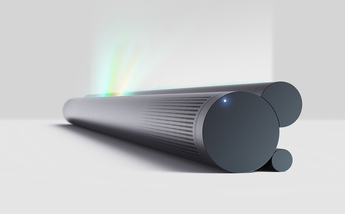 product design，industrial design，concise，Self contained light curtain，Projector，