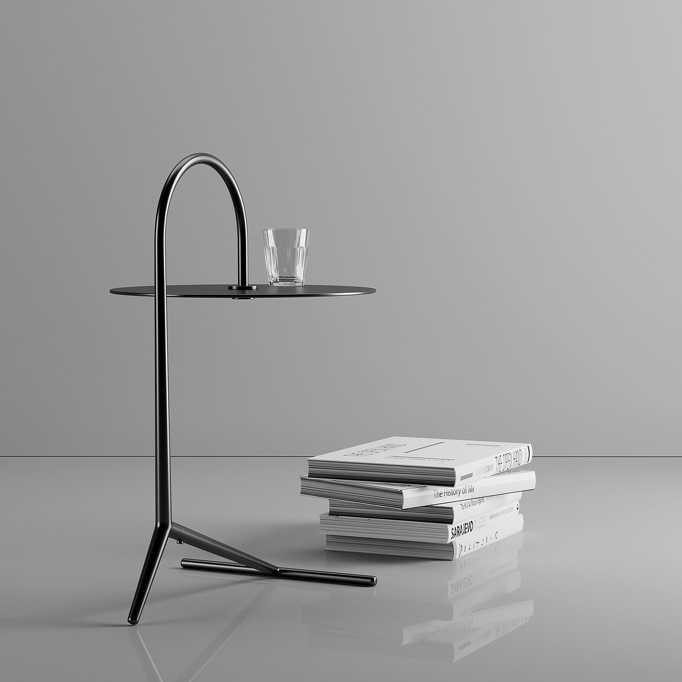 Human ideology，Unique feeling，black，Minimalist，Table，