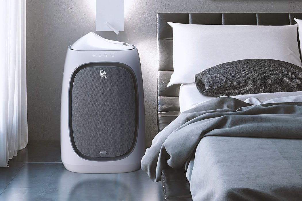 product design，industrial design，beautiful，humidifier，air cleaner，