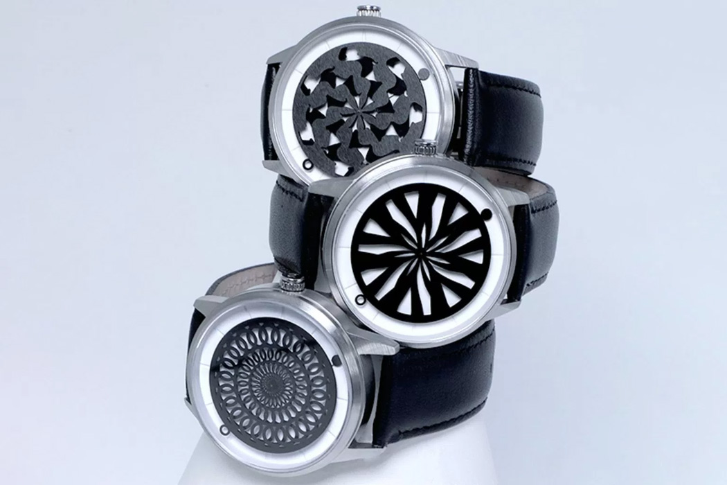 Humism，Wrist watch，Wristwatch，hypnosis，black，