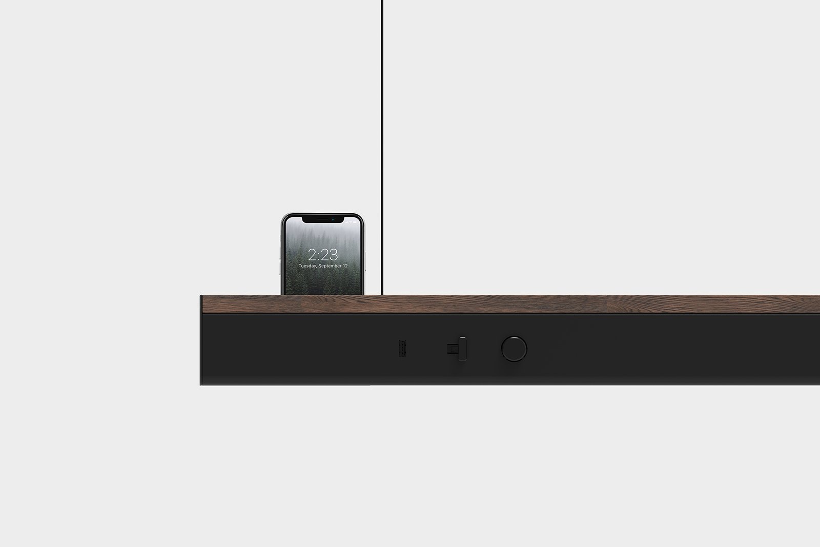 led，a chandelier，Receive，charge，mobile phone，lamp，