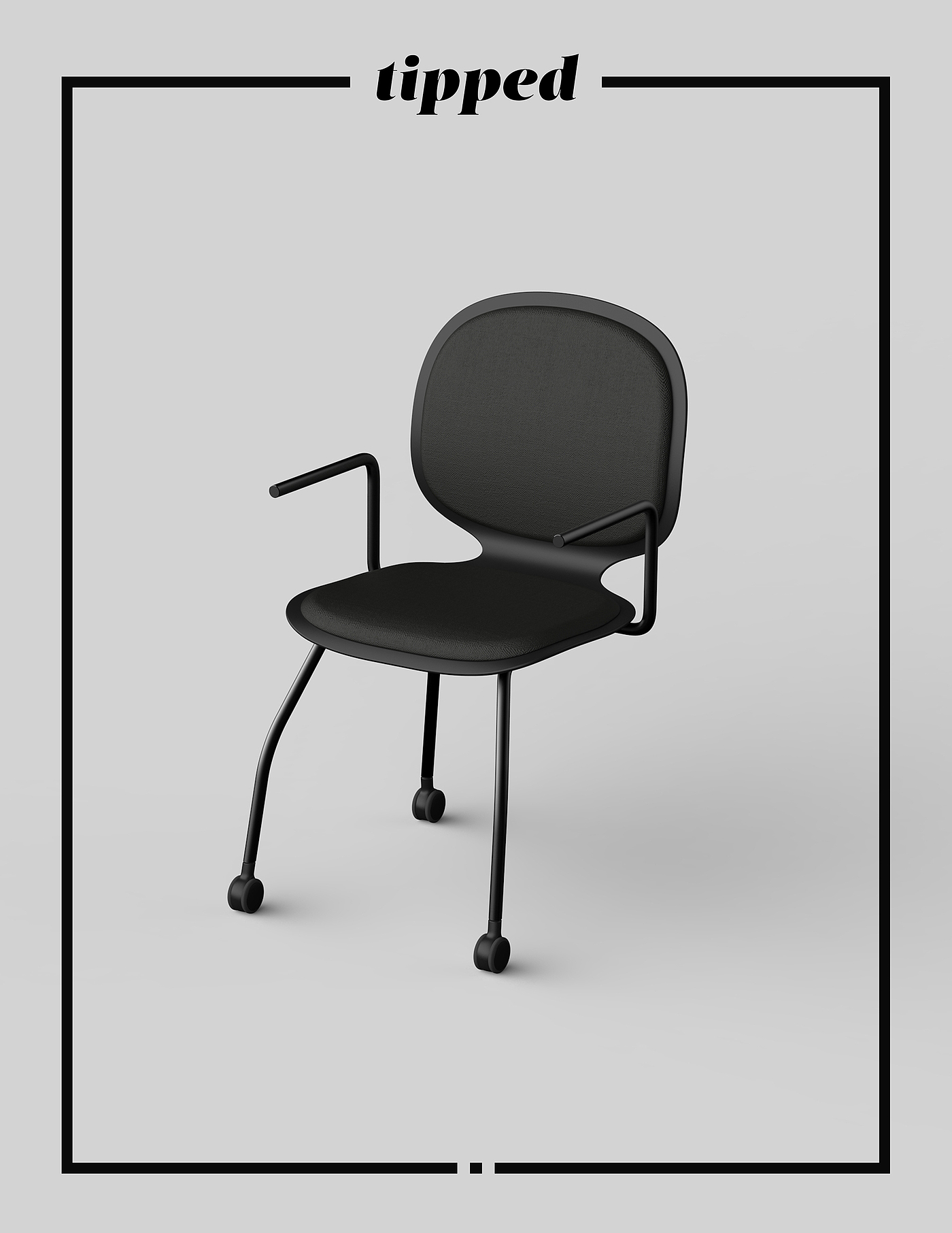 chair，black，product design，