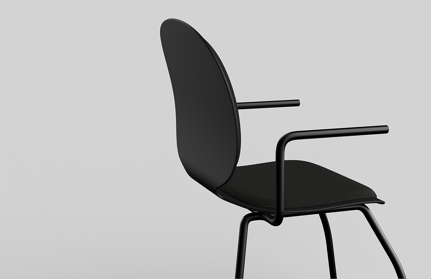 chair，black，product design，