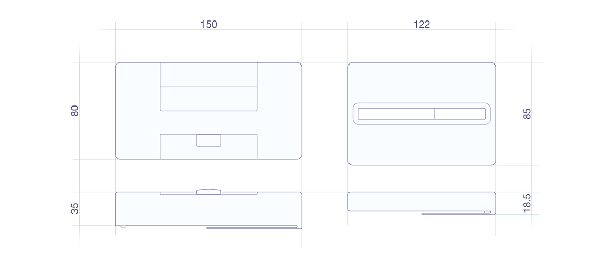 industrial design，product design，portable，Tissue box，