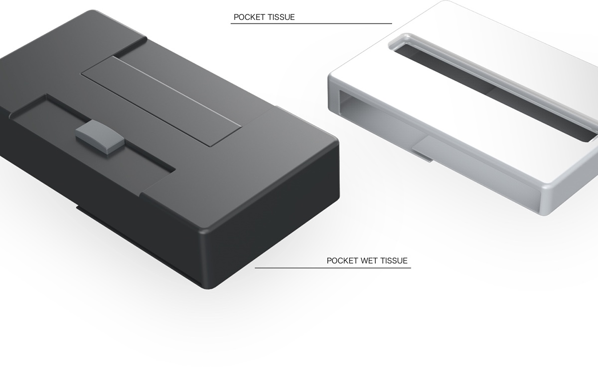 industrial design，product design，portable，Tissue box，