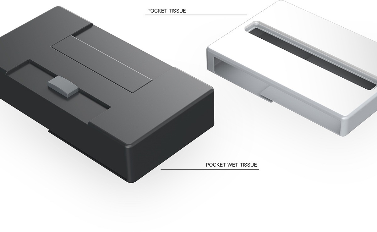 工业设计，产品设计，便携式，纸巾盒，