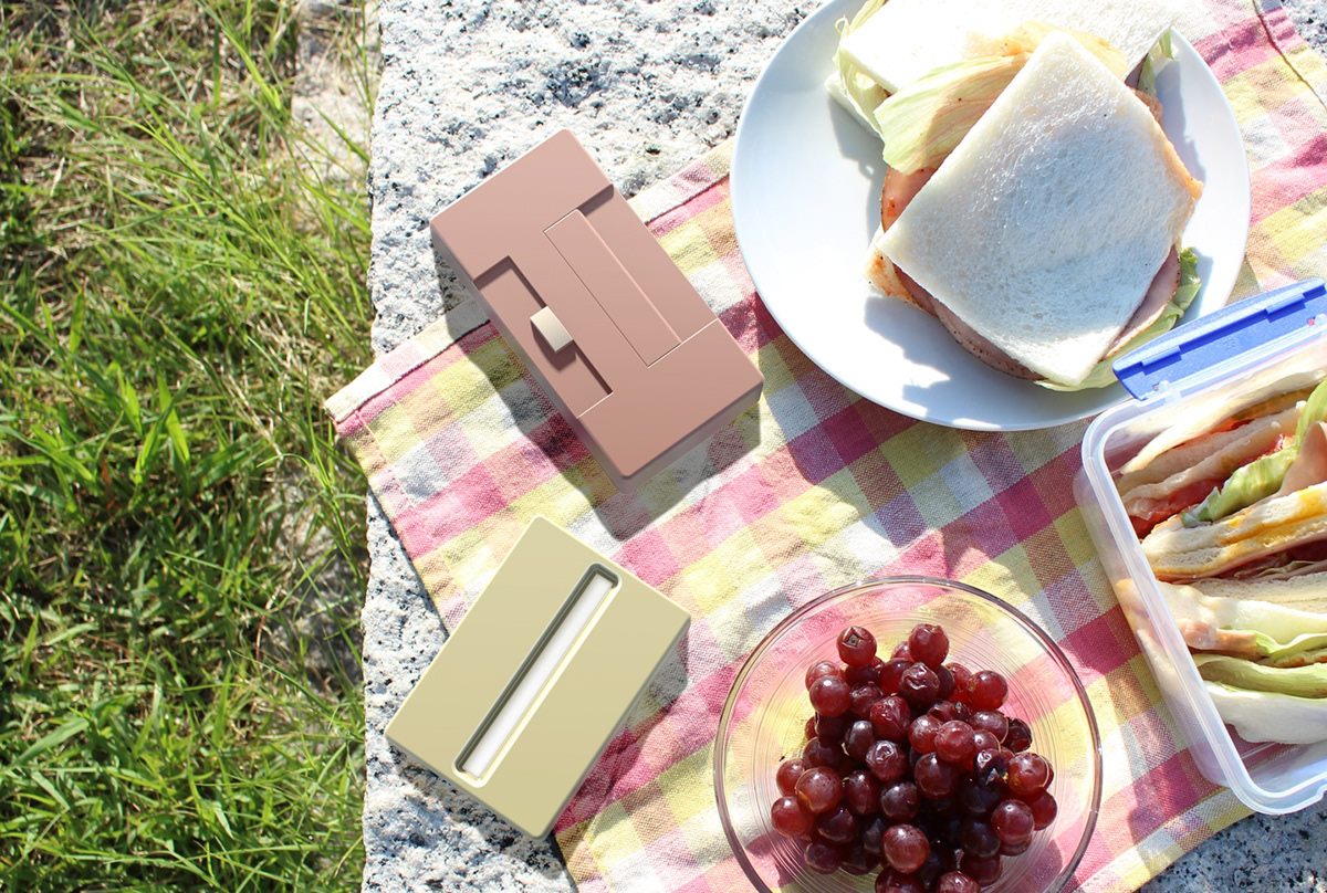 industrial design，product design，portable，Tissue box，