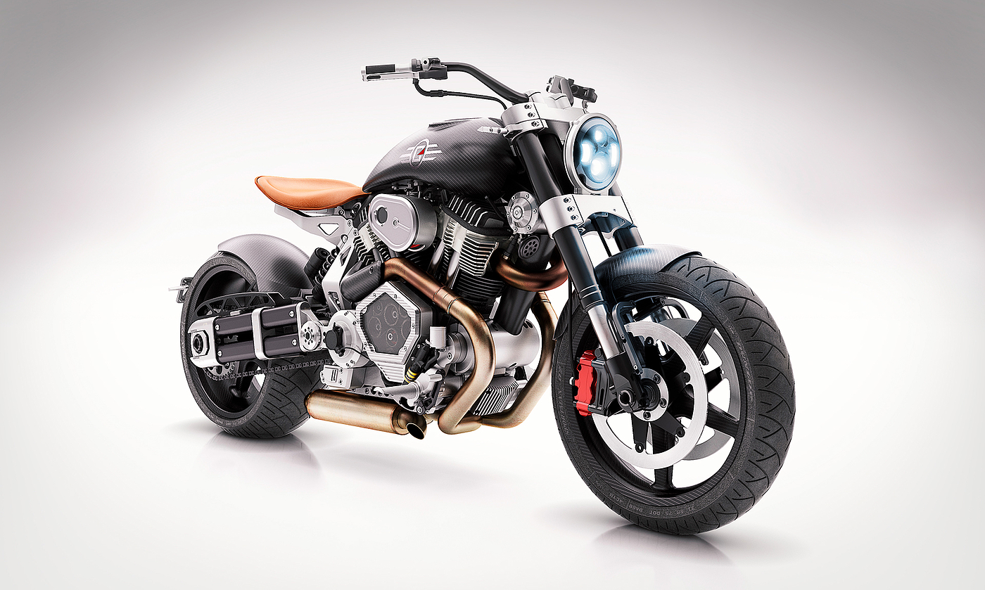 HELLCAT，motorcycle，Automatic design，