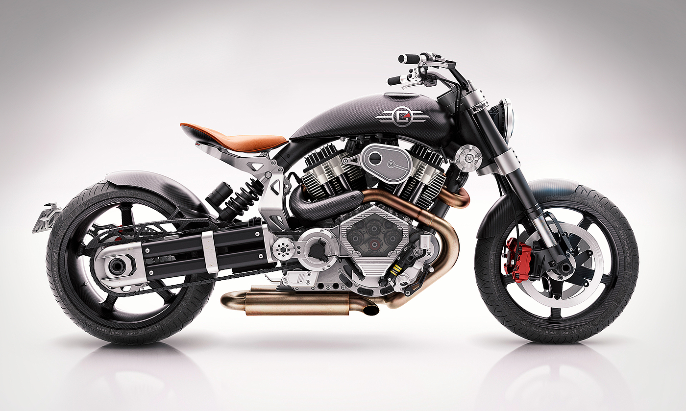 HELLCAT，motorcycle，Automatic design，