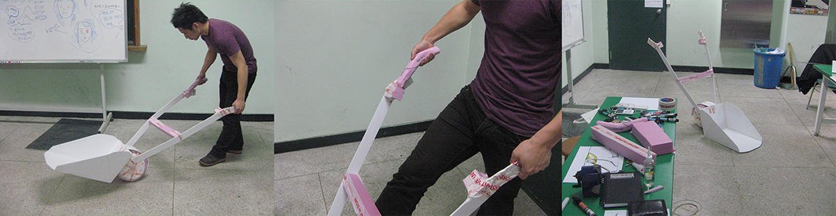 product design，industrial design，Save effort，Sand shovel，garden cart，