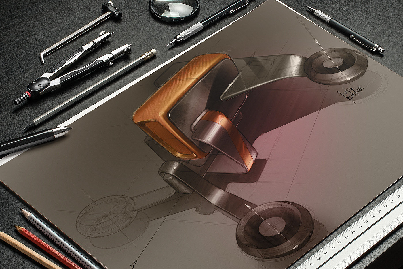 Board drawing collection，Digital Sketche，