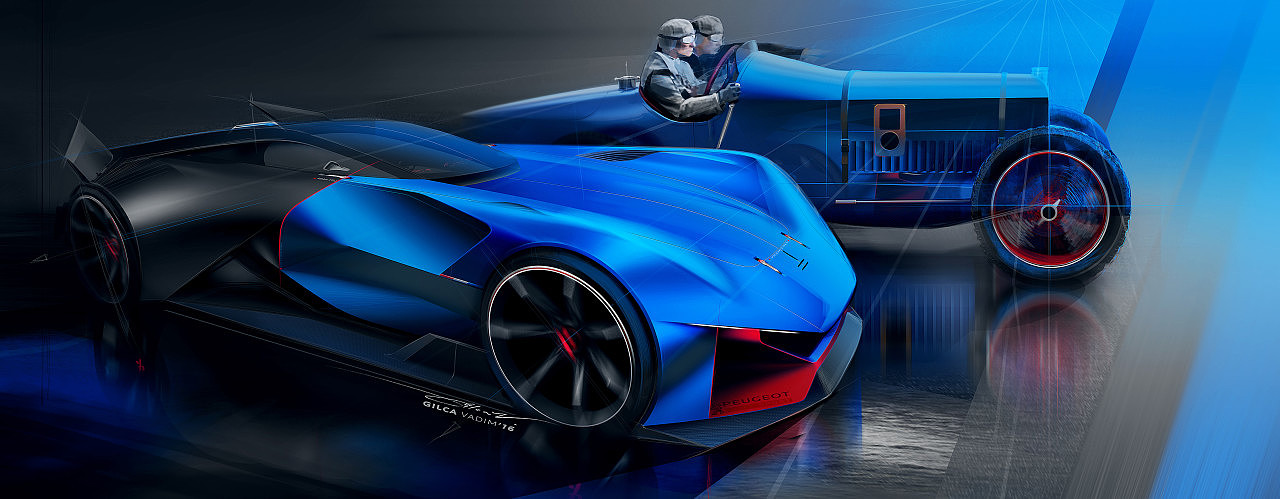 beautiful，Conceptual sketch design，L500 R HYbrid，