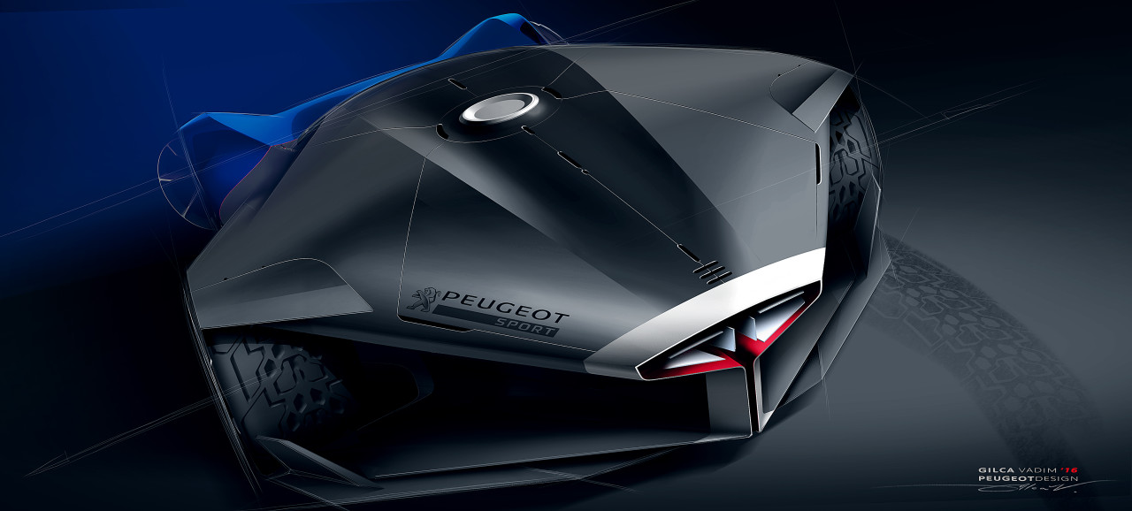 beautiful，Conceptual sketch design，L500 R HYbrid，