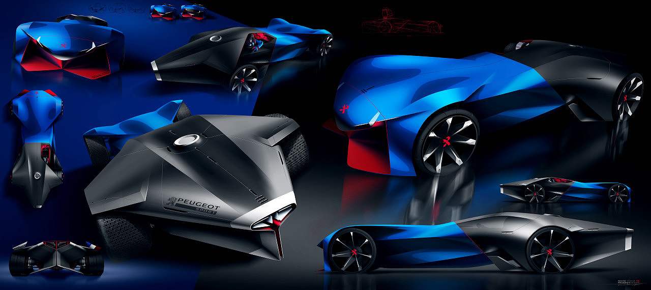 beautiful，Conceptual sketch design，L500 R HYbrid，