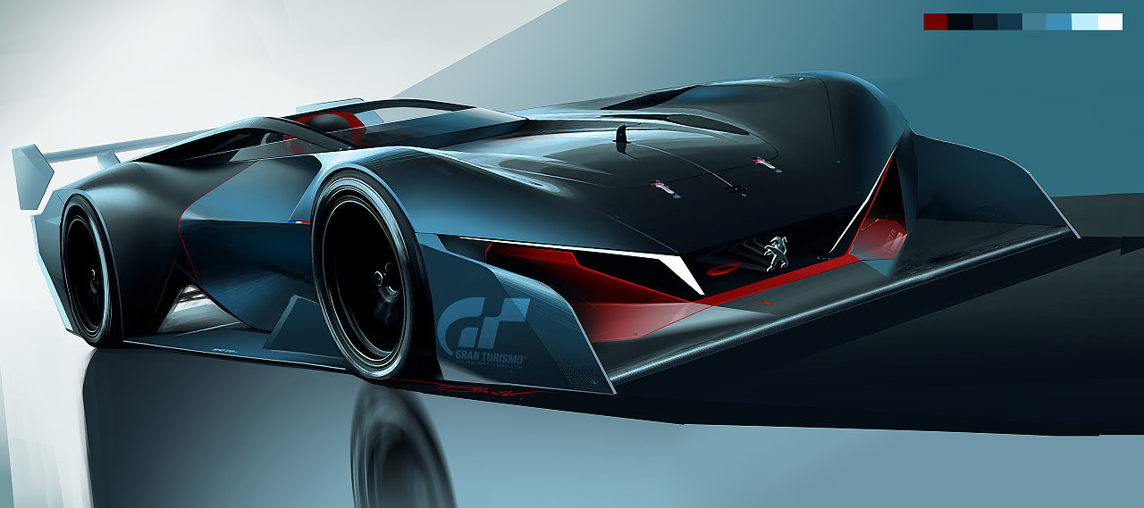 beautiful，Conceptual sketch design，L500 R HYbrid，