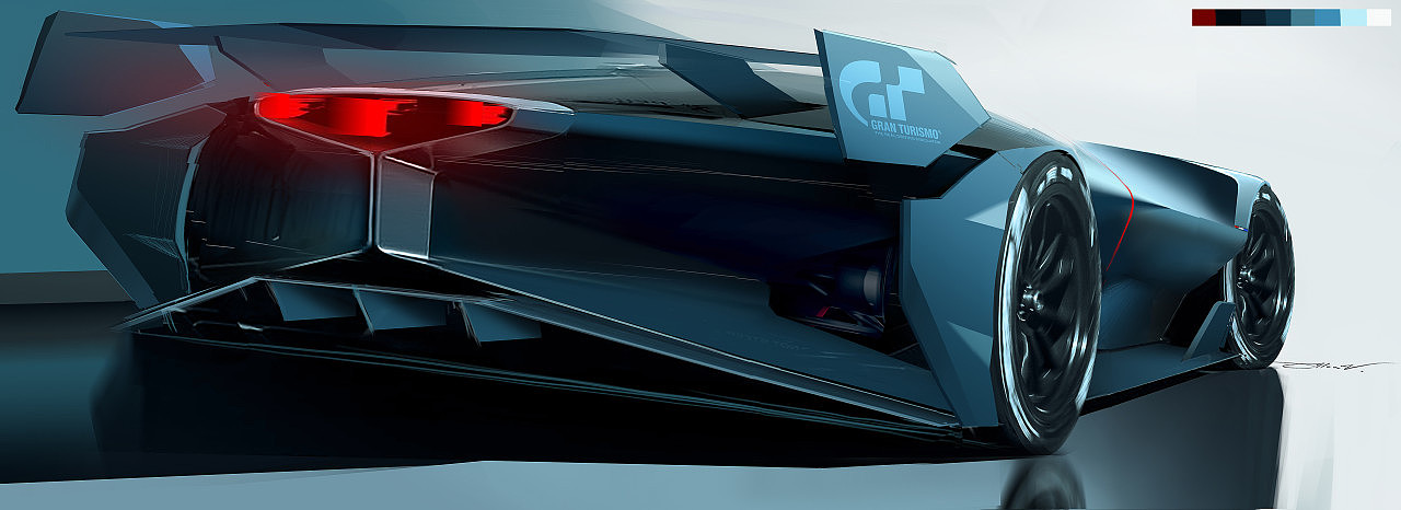 beautiful，Conceptual sketch design，L500 R HYbrid，