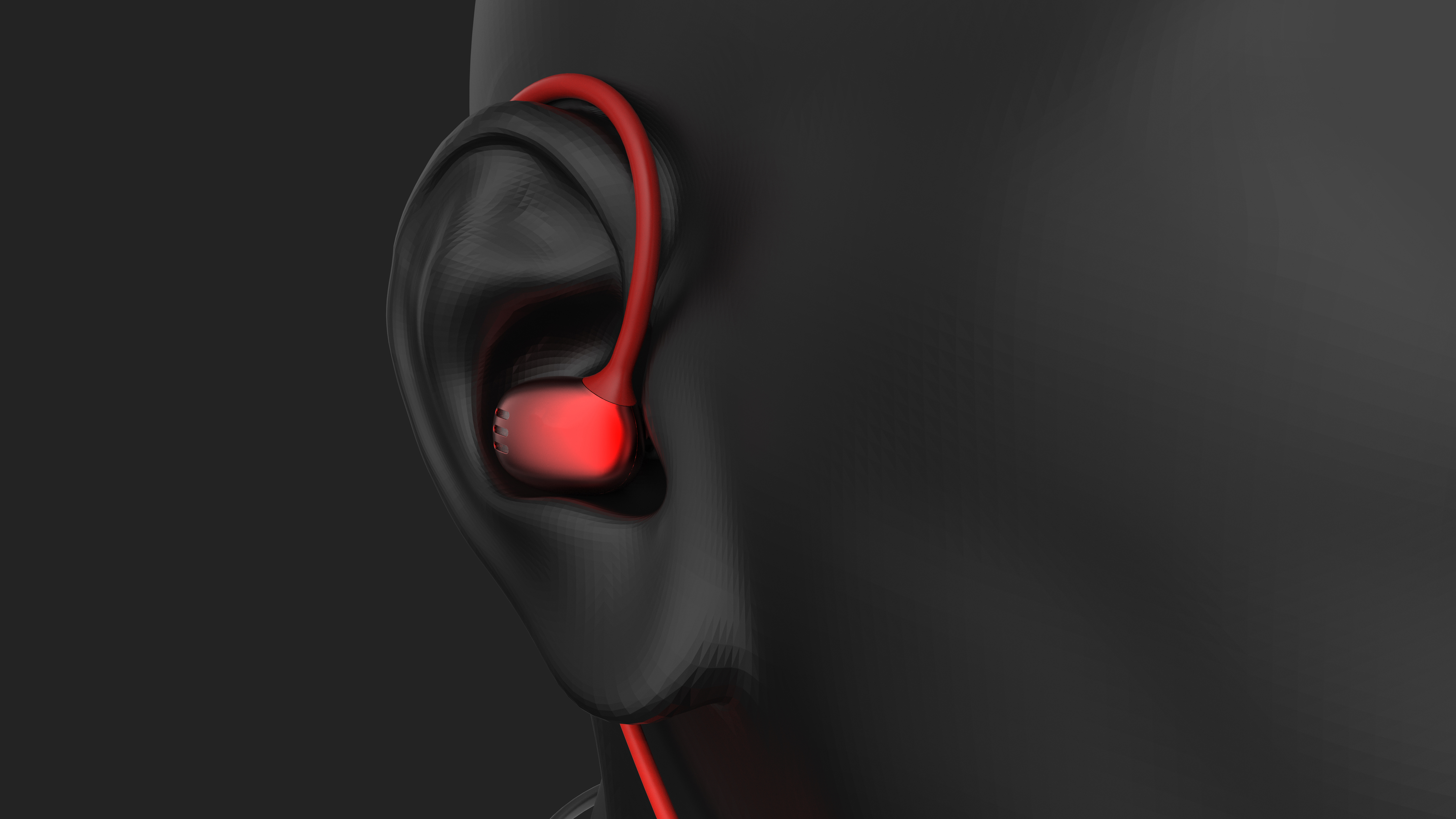 headset，gules，concise，science and technology，an electric appliance，motion，fashion，