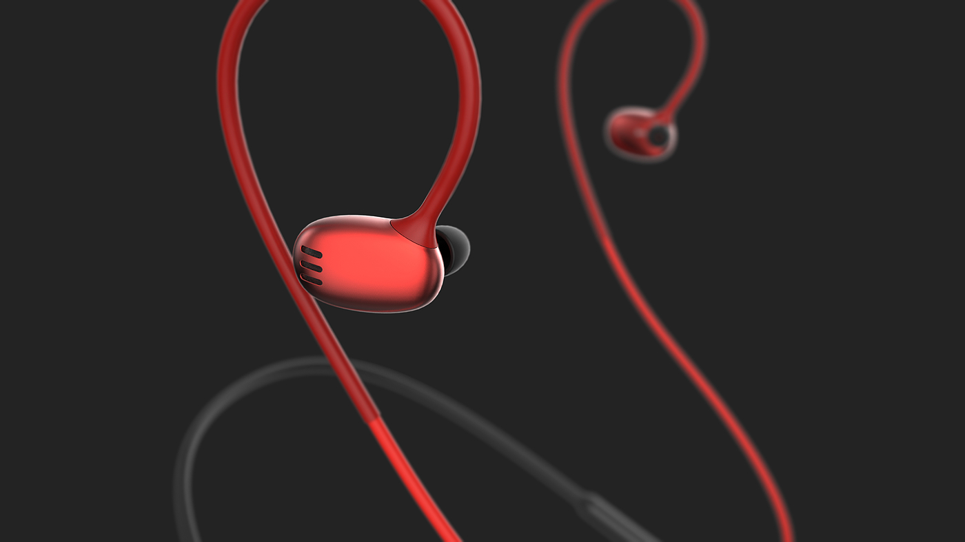 headset，gules，concise，science and technology，an electric appliance，motion，fashion，