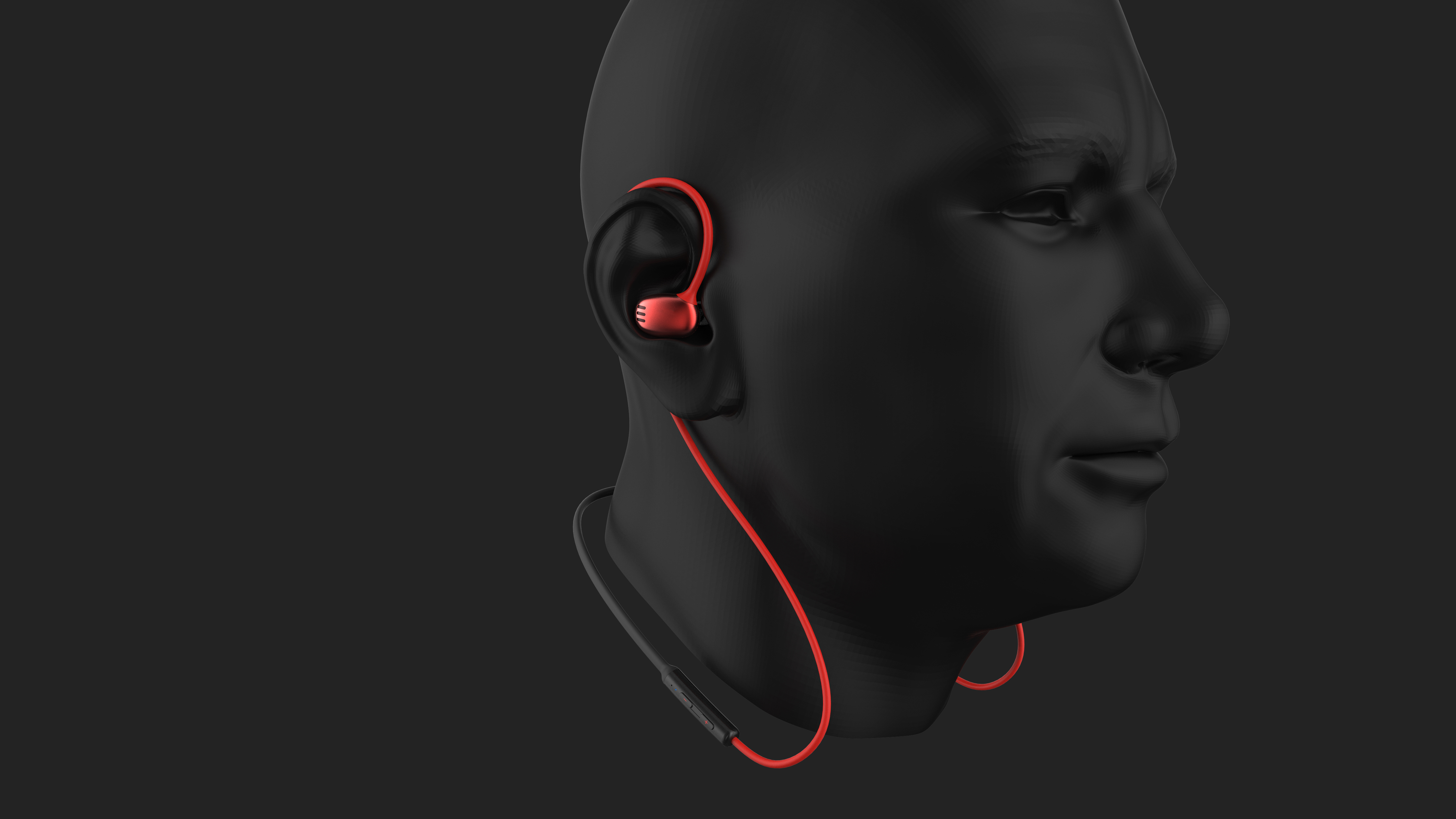 headset，gules，concise，science and technology，an electric appliance，motion，fashion，