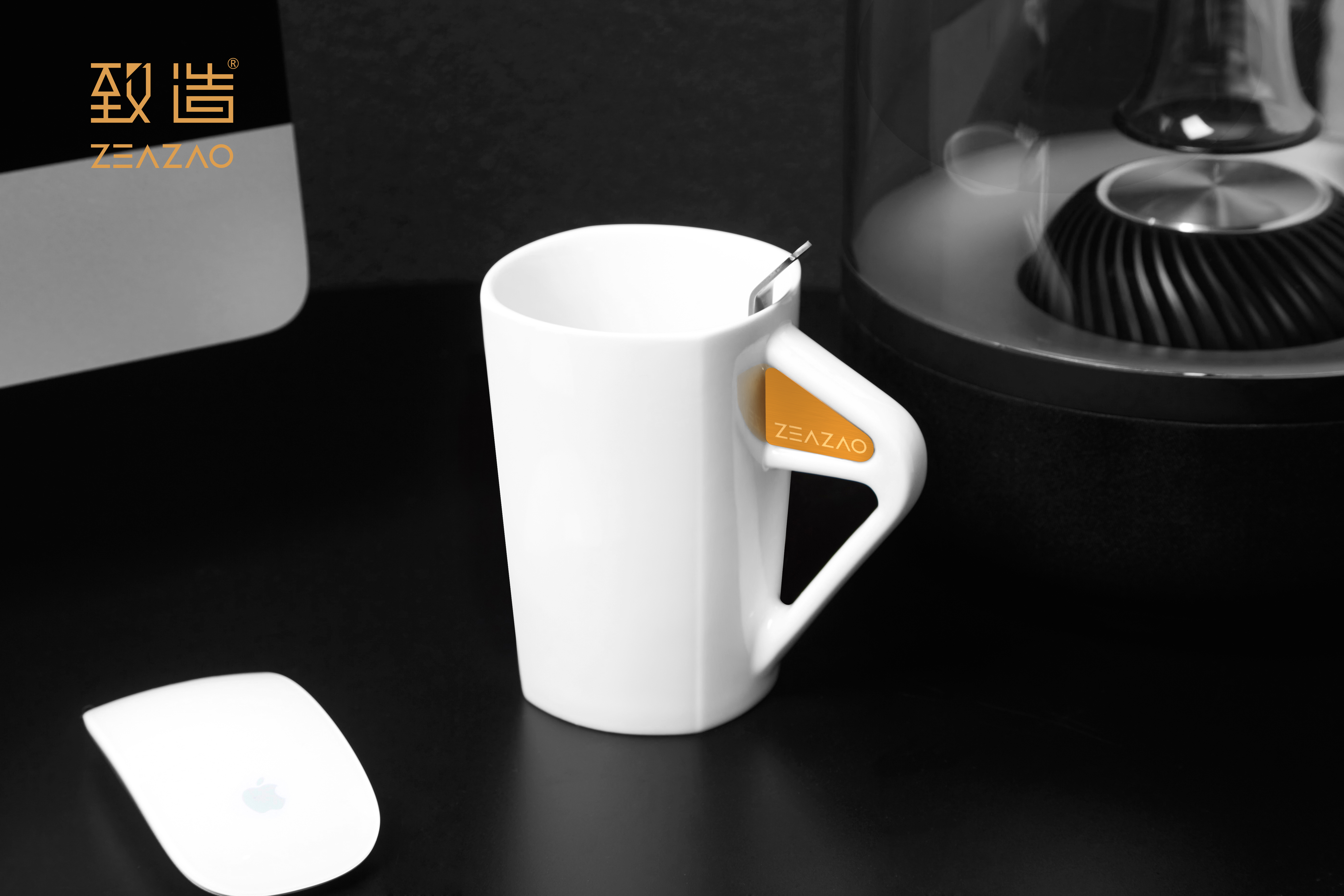 Mug，Ceramic cup，industrial design，originality，Magnetic attraction，Design Award，INNODESIGN，