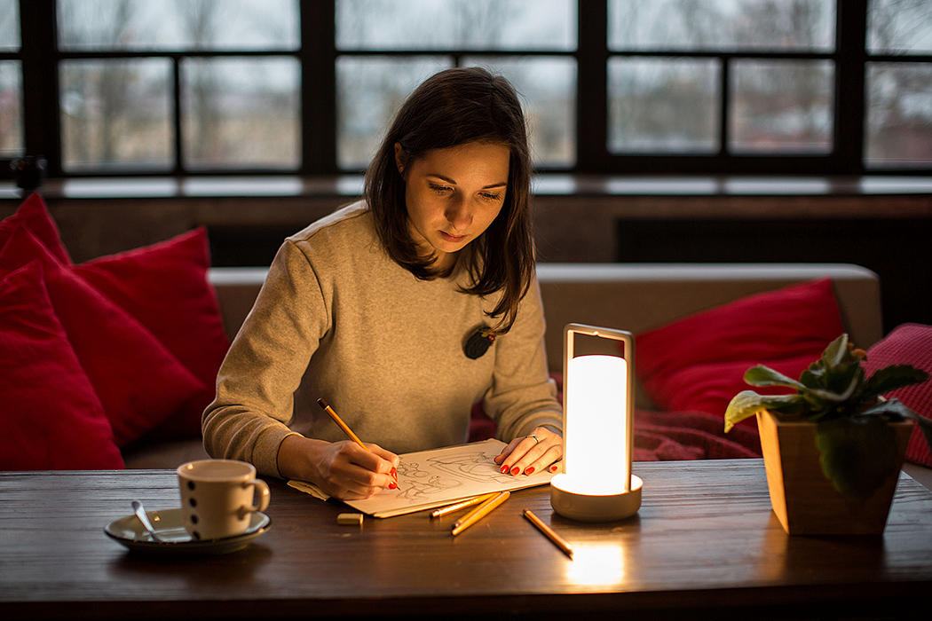 milky white，Lamp design，Photogen，