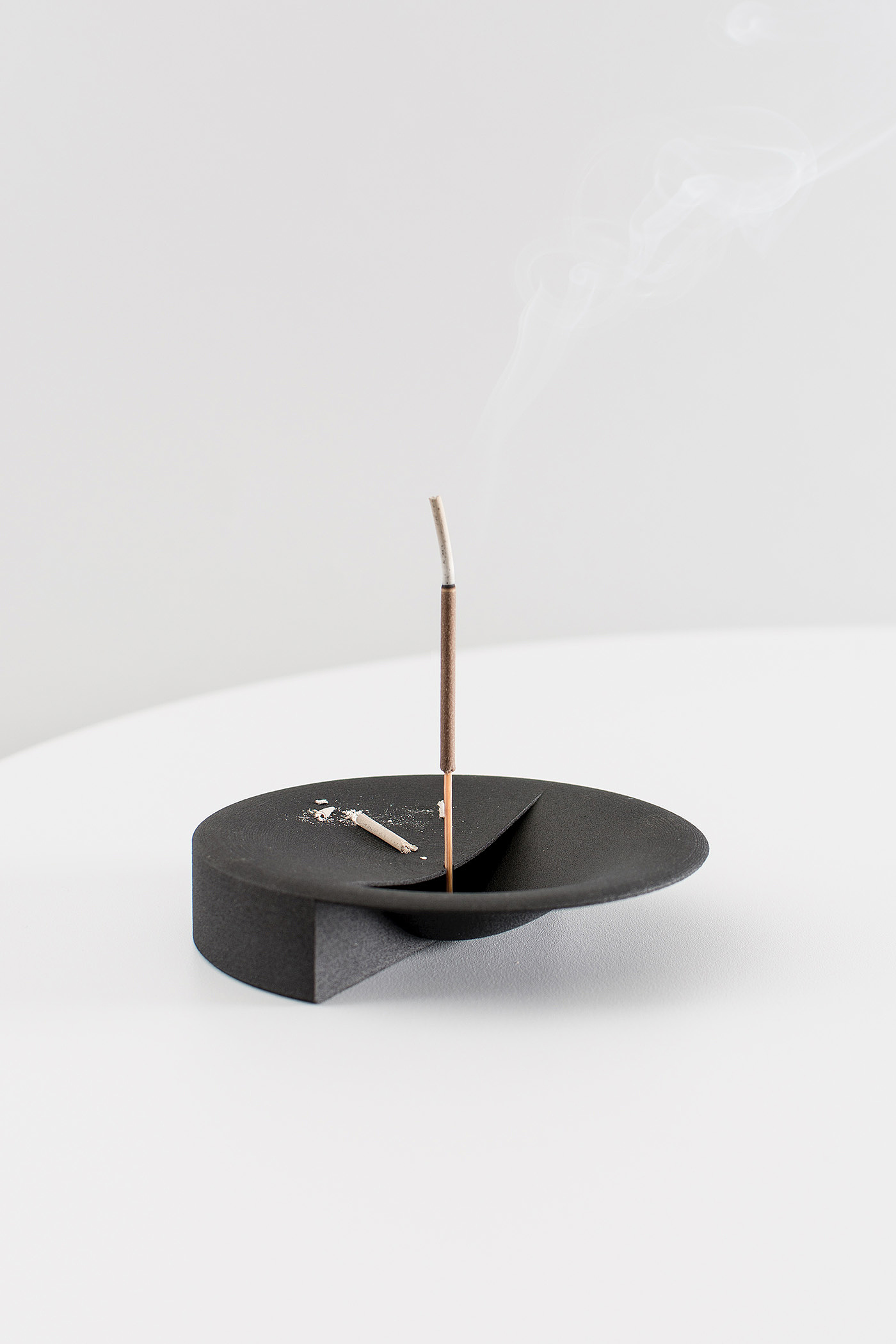 Incense burner，black，3D printing，Scent Tray，