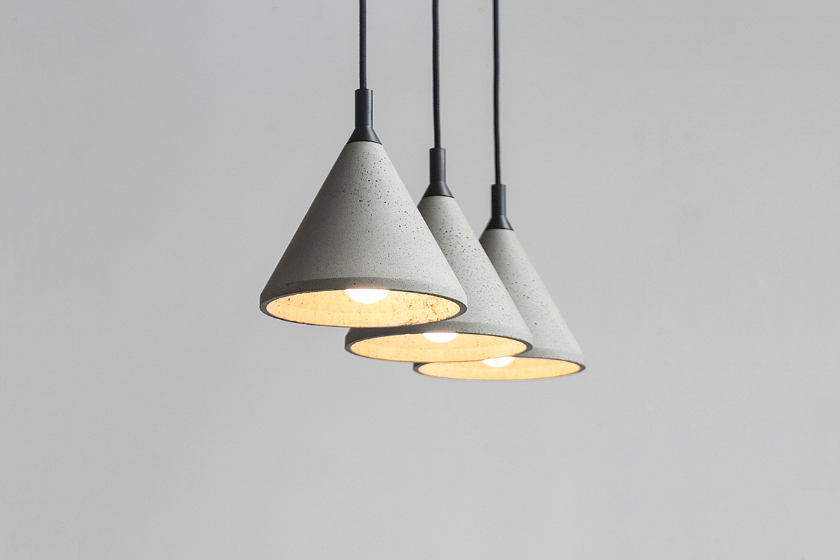 product design，furniture，lamps and lanterns，concrete，