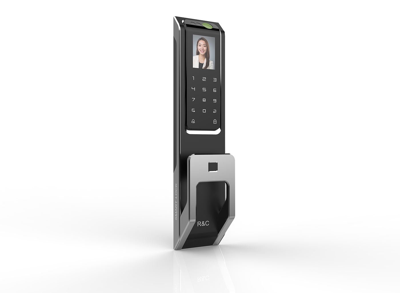 Design，Fingerprint lock，product design，industrial design，Intelligent lock design，