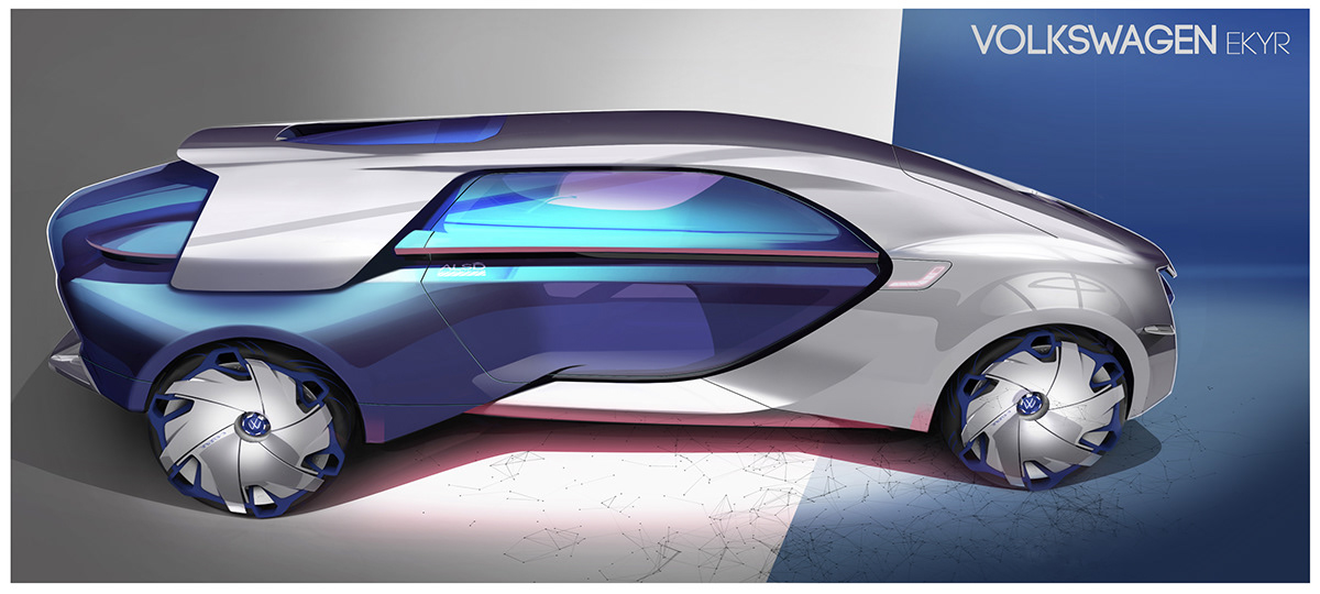 product design，vehicle，public，Volkswagen，