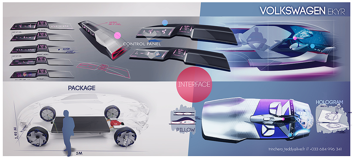 product design，vehicle，public，Volkswagen，