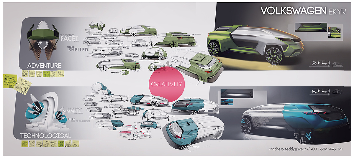 product design，vehicle，public，Volkswagen，