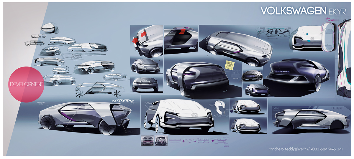 product design，vehicle，public，Volkswagen，