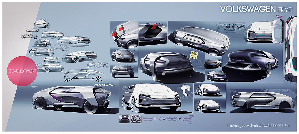 product design，vehicle，public，Volkswagen，