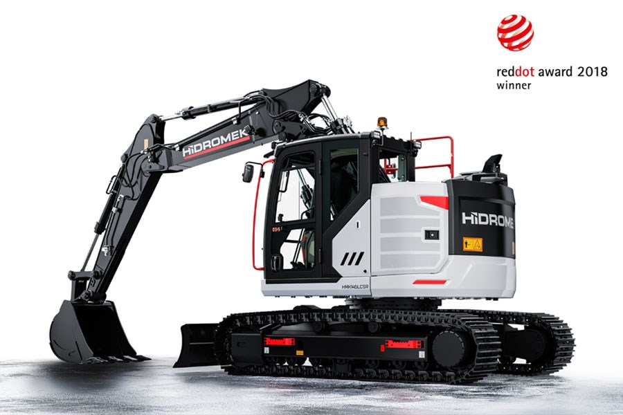 excavating machinery，tool，product design，2018 red dot award，