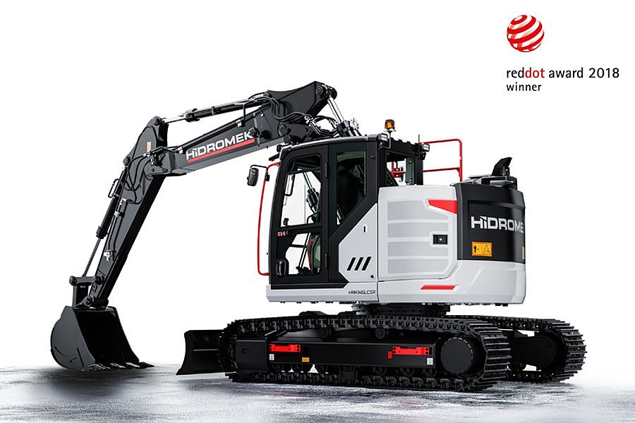 excavating machinery，tool，product design，2018 red dot award，