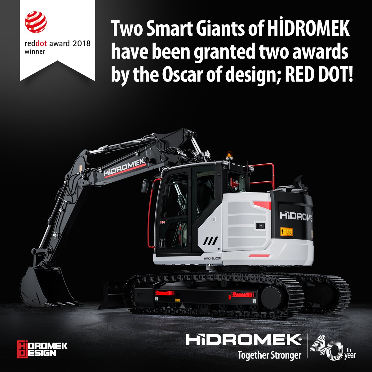 excavating machinery，tool，product design，2018 red dot award，