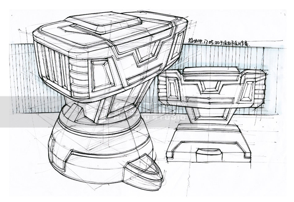 Cheng Yeshuai，Hand drawn studio，Hand drawn industrial design，Hand drawn products，