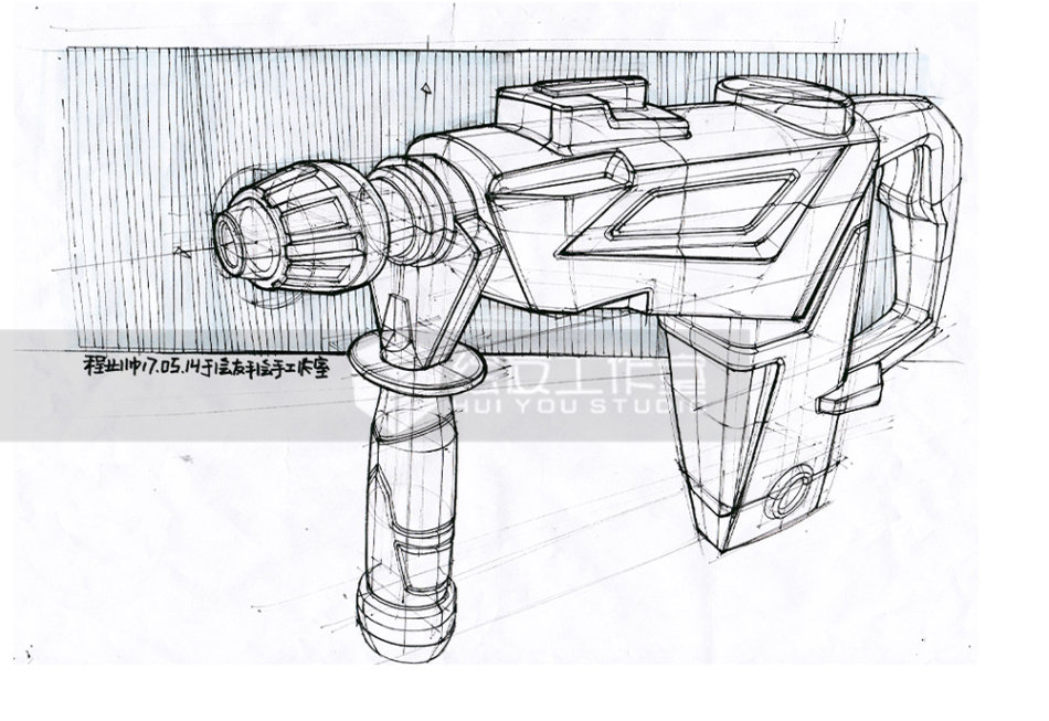 Cheng Yeshuai，Hand drawn studio，Hand drawn industrial design，Hand drawn products，