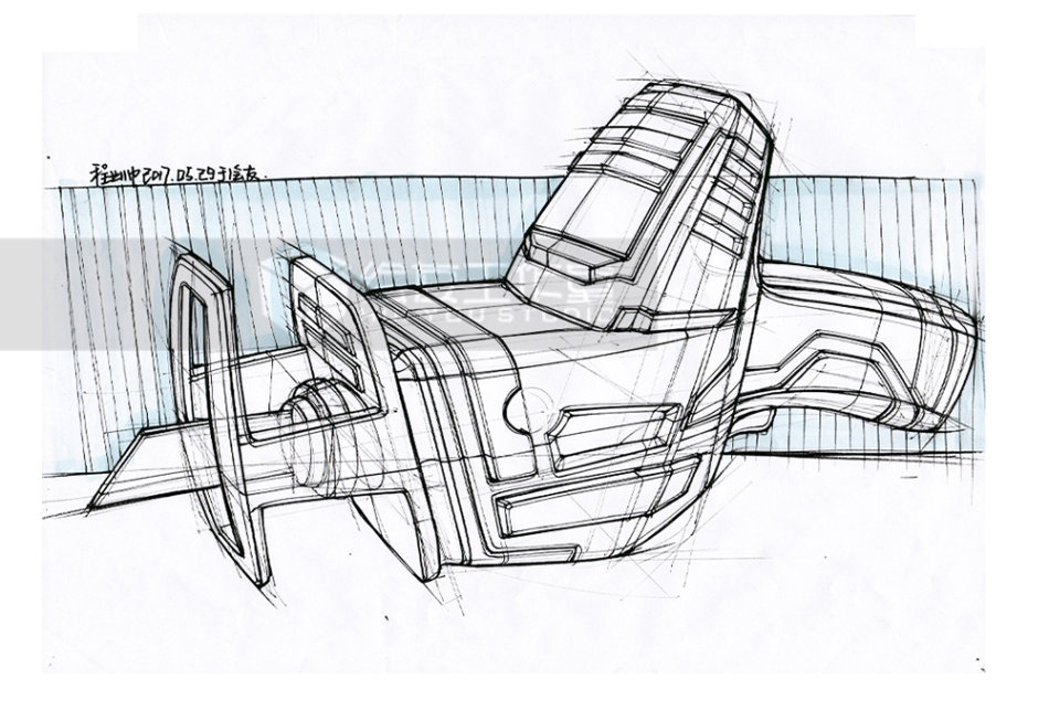 Cheng Yeshuai，Hand drawn studio，Hand drawn industrial design，Hand drawn products，