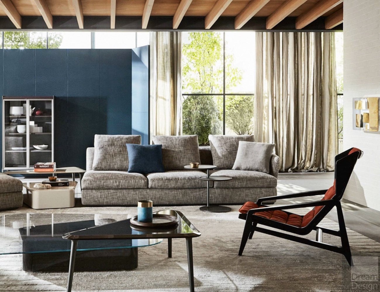 Armchair，Home Furnishing，wooden ，chair，Gio Ponti，